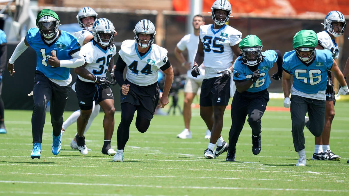 Panthers initial 53-man roster projection following offseason workouts