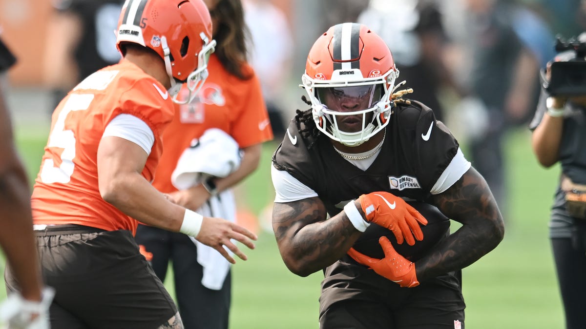 Cleveland Browns' rookies from 2025 NFL draft on display at minicamp