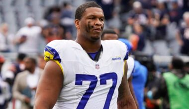 Rams' Sean McVay concerned about LT with Alaric Jackson uncertain