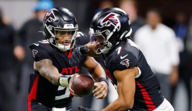 Atlanta Falcons roster with updated uniform numbers for each player