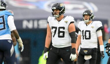 PFF grades for Ezra Cleveland, Patrick Mekari and Jaguars interior OL