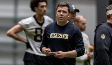 Kellen Moore's first big test as Saints head coach could be painful