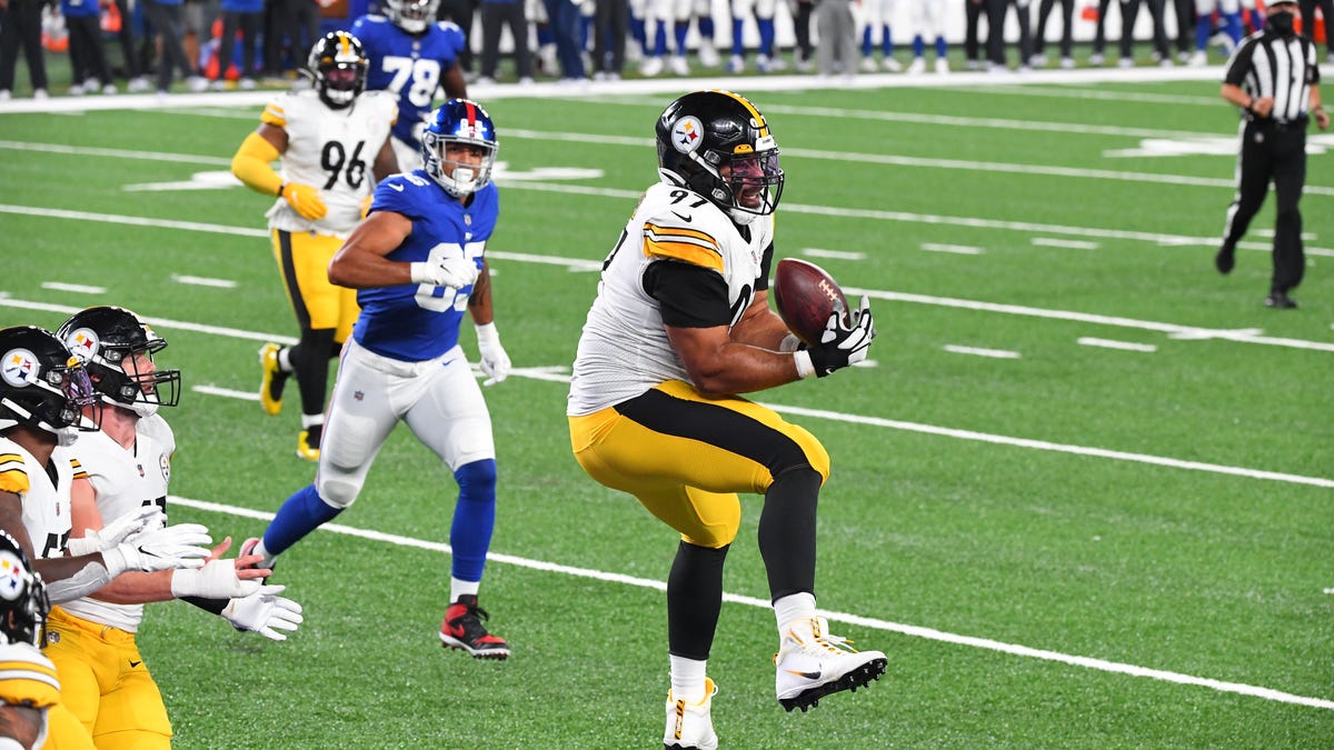 Giants' Tyrone Tracy reveals his 'Welcome to the NFL' moment