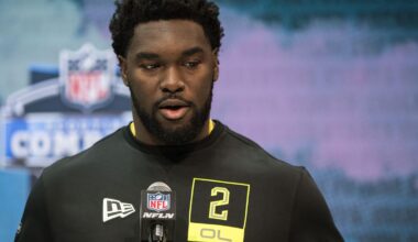 No. 75 OL Hakeem Adeniji