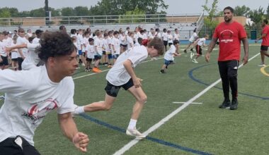 Veteran NFL running back James Conner holds youth camp at McDowell