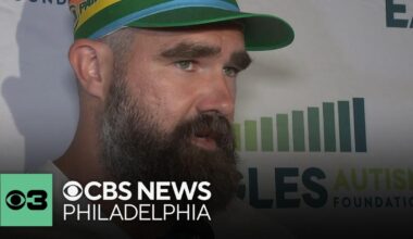Jason Kelce's annual Eagles Autism Foundation fundraiser in Sea Isle City is underway