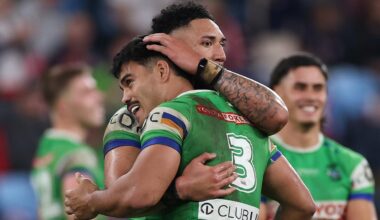 Canberra Raiders def Sydney Roosters, score, stats, match report, highlights, teams, videos, James Tedesco, Joseph Tapine, Bunker, Mark Nawaqanitawase try