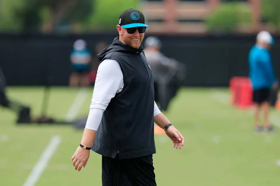 Jacksonville Jaguars coach Liam Coen.Corey Perrine&sol;Florida Times-Union &sol; USA TODAY NETWORK via Imagn Images