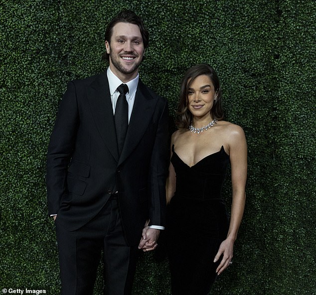 Allen, who turned 29 last week, and Steinfeld were engaged during the Bills bye week in November