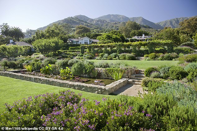 San Ysidro Ranch’s 550-acre grounds include extensive botanical gardens and manicured lawn