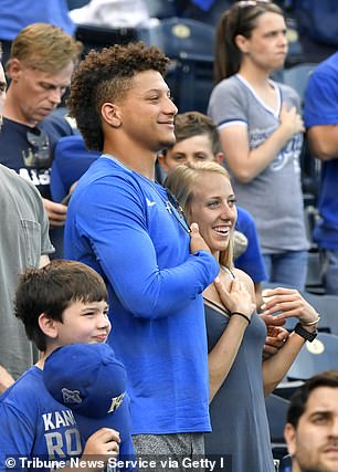 Patrick Mahomes and his wife Brittany have been Royals minority owners since 2021