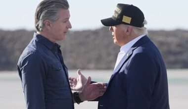 Gavin Newsom is currently furiously battling with Donald Trump over the riots in Los Angeles