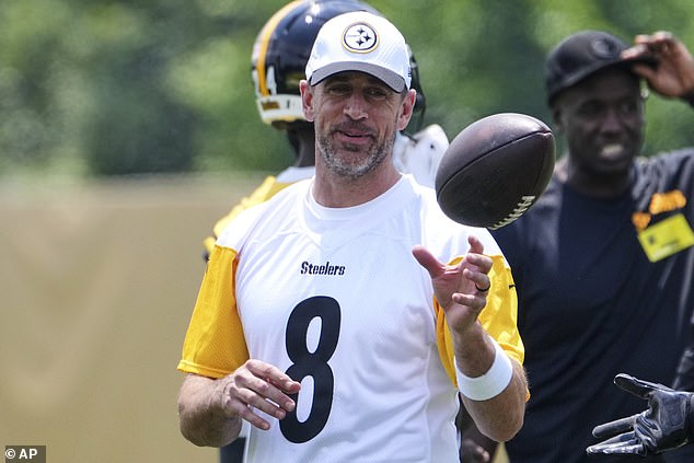 New Pittsburgh Steelers quarterback Aaron Rodgers confirmed that he is married