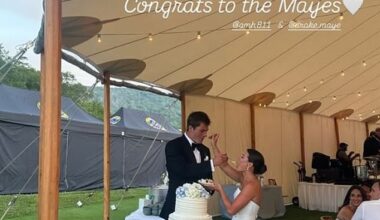 New England Patriots quarterback Drake Maye married his childhood sweetheart Ann Michael