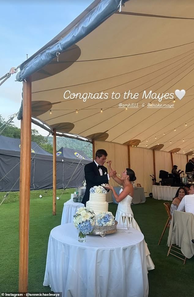 New England Patriots quarterback Drake Maye married his childhood sweetheart Ann Michael