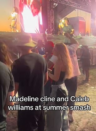 They were pictured at a festival in Illinois