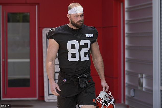 His version ended in disaster, as he was sprawled out in the tee box after missing the ball