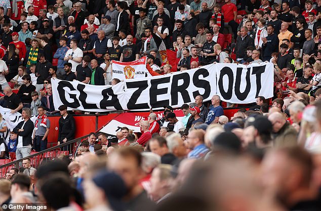The Glazers are far less popular among Man United fans, who have staged multiple protests
