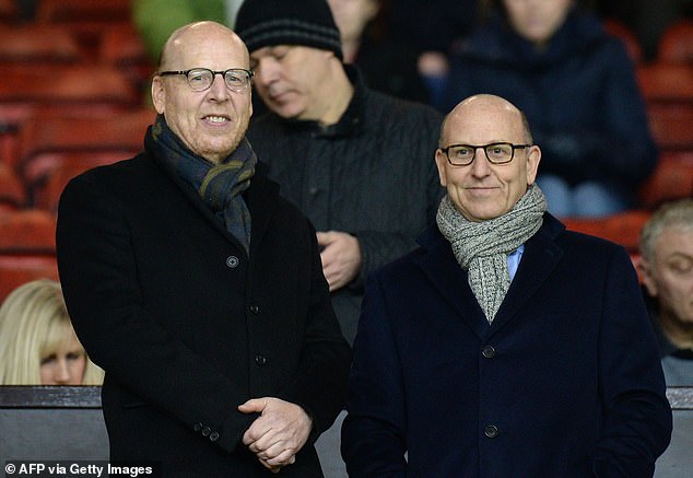 Joel Glazer (left) and Avram Glazer (right), pictured in 2015, rarely visit Old Trafford these days