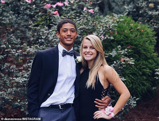 Damm and Hamilton were high school sweethearts, having grown up in Atlanta together