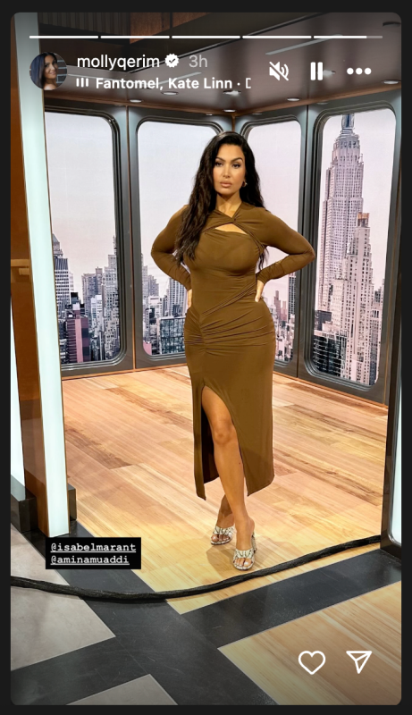 Molly Qerim turning heads.Molly Qerim&sol;IG