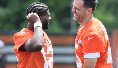 Why Browns QB Shedeur Sanders slept with his flashlight on, and where he’s grown the most since the draft