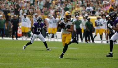 FILE - Green Bay Packers linebacker Kristian Welch during a preseason NFL football game against the Baltimore Ravens in Green Bay, Wis., Aug. 24, 2024. (AP Photo/Mike Roemer, File)