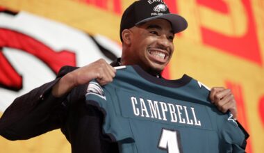 Eagles trade up for Camden native Jihaad Campbell in the NFL Draft’s first round
