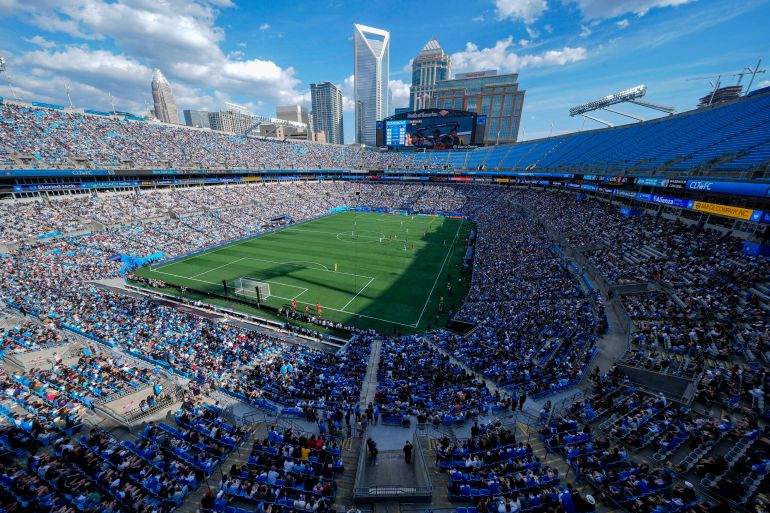 Bank of America Stadium.