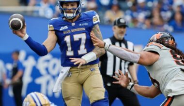 Winnipeg Blue Bombers bash Lions in season opener, lose Oliveira to injury - Winnipeg