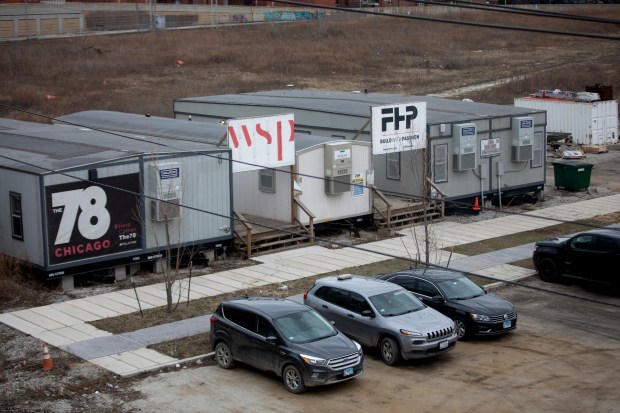 The 78 development area on March 22, 2022, in Chicago....