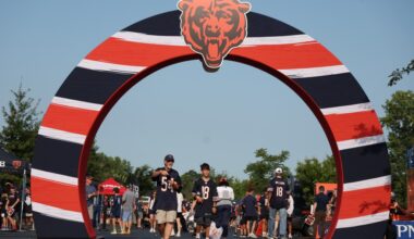 Chicago Bears Lake Forest public practices start July 25.