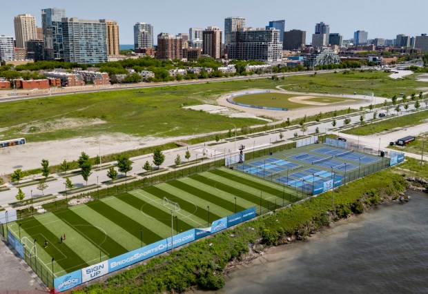 New pickleball courts, a soccer field and a baseball diamond...