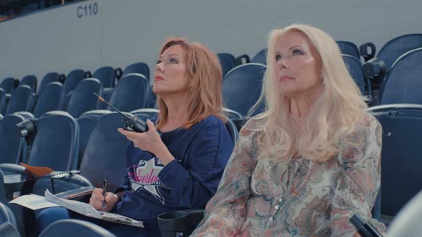 Cheerleaders director Kelli Finglass (left) and choreographer Judy Trammell (right) featured...