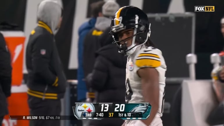 Calvin Austin III Aaron Rodgers Steelers