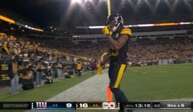 Steelers No. 2 WR Calvin Austin