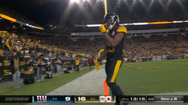 Steelers No. 2 WR Calvin Austin