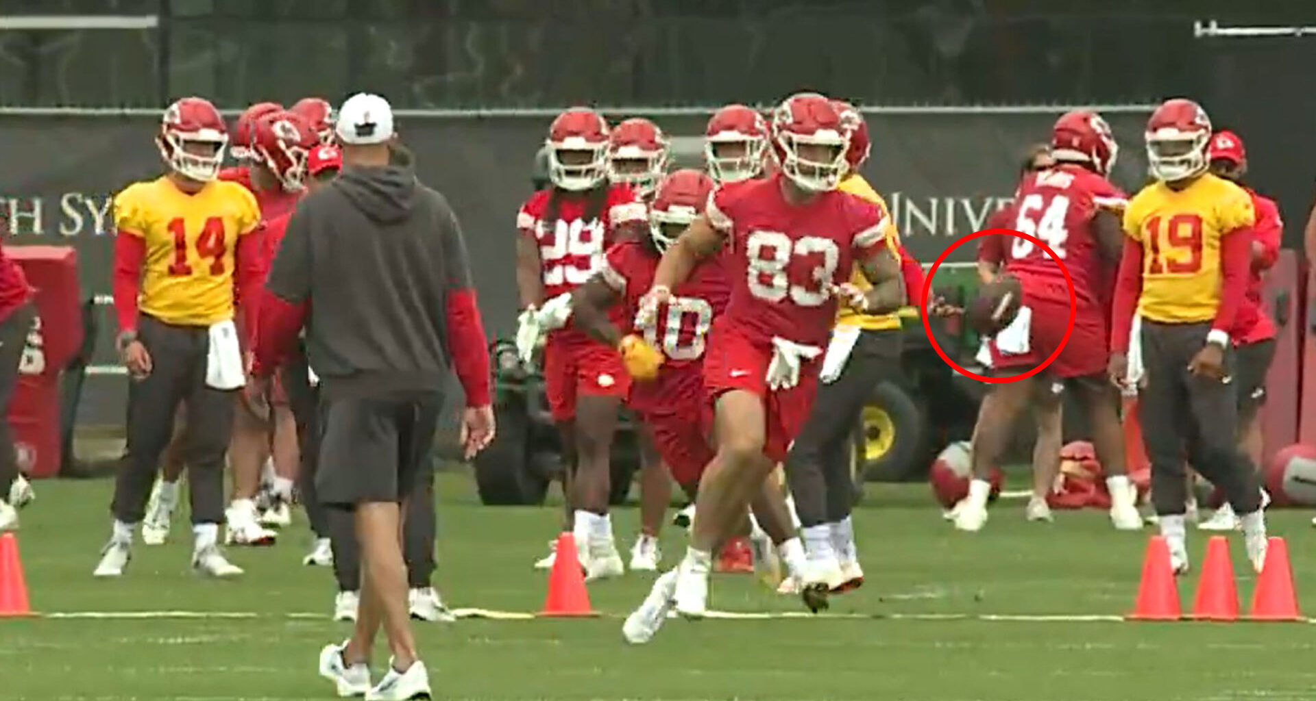 'He's not serious' - Fans spot Patrick Mahomes' 'special' play on first day of Kansas City Chiefs 2025 practice