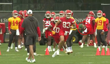 'He's not serious' - Fans spot Patrick Mahomes' 'special' play on first day of Kansas City Chiefs 2025 practice