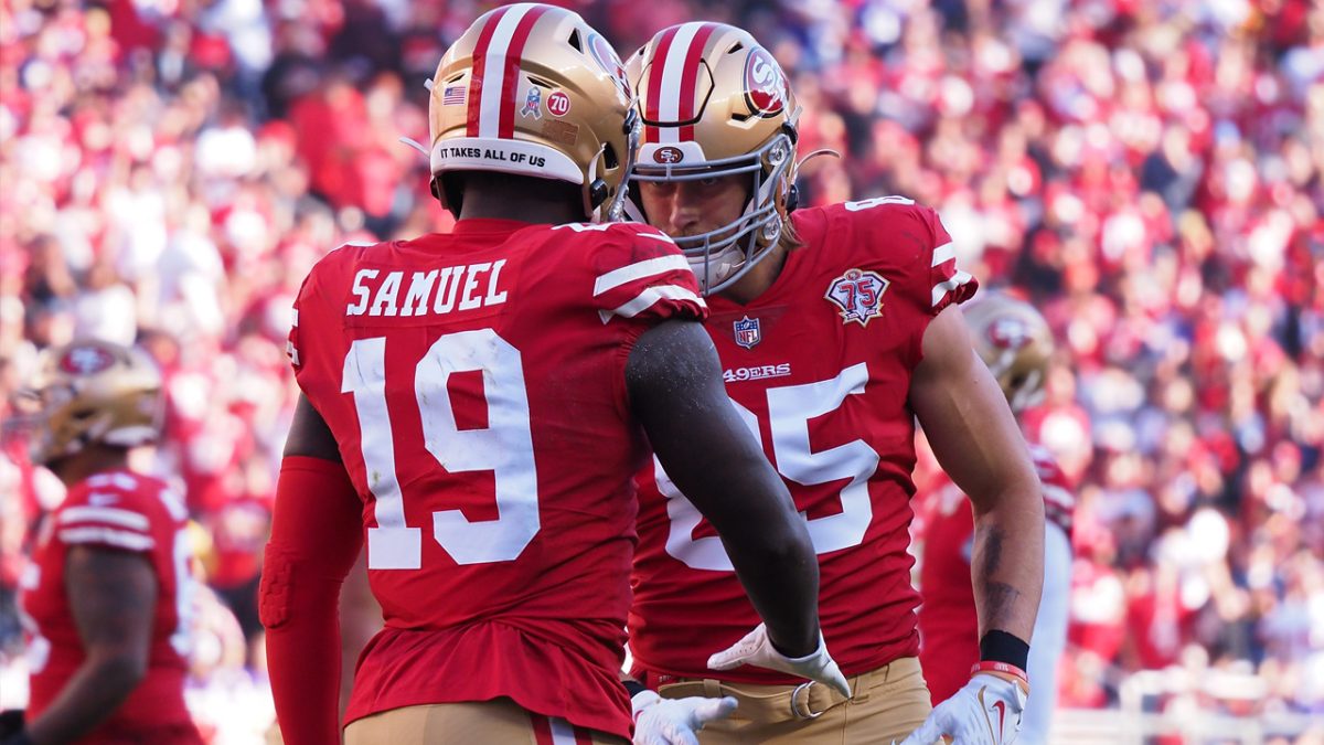 George Kittle defends ex-49er Deebo Samuel from social media slander – NBC Sports Bay Area & California