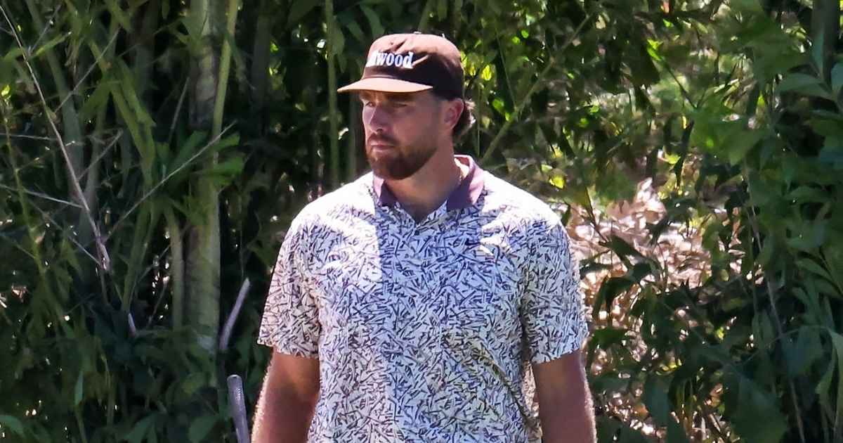 Travis Kelce Shows Off Legs on Golf Course Days Before Chiefs Minicamp