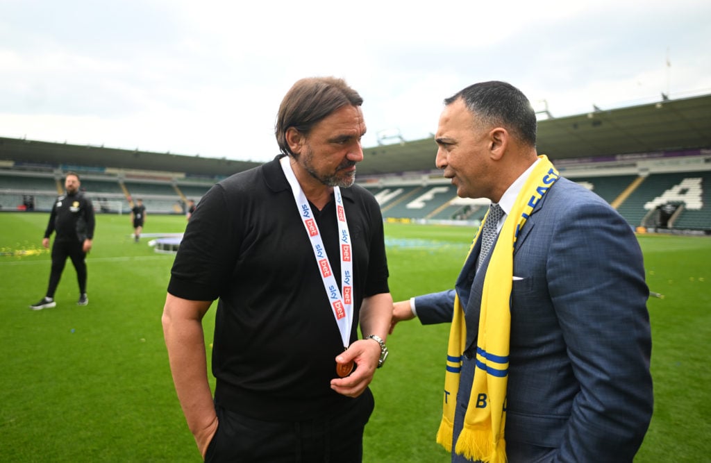 Daniel Farke and Paraag Marathe of Leeds United