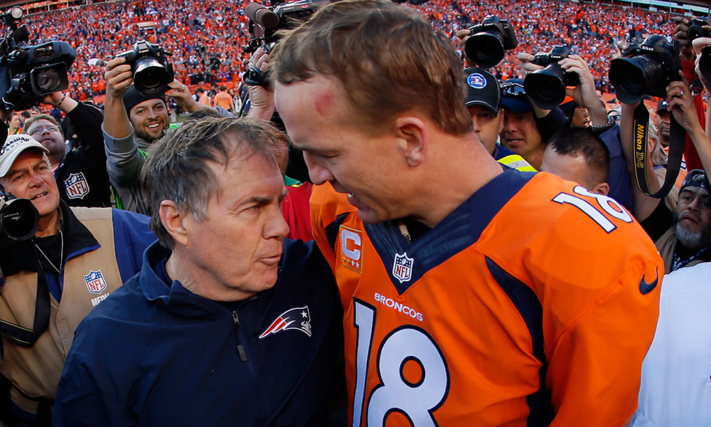 Peyton Manning will not have Bill Belichick on the ManningCast this season