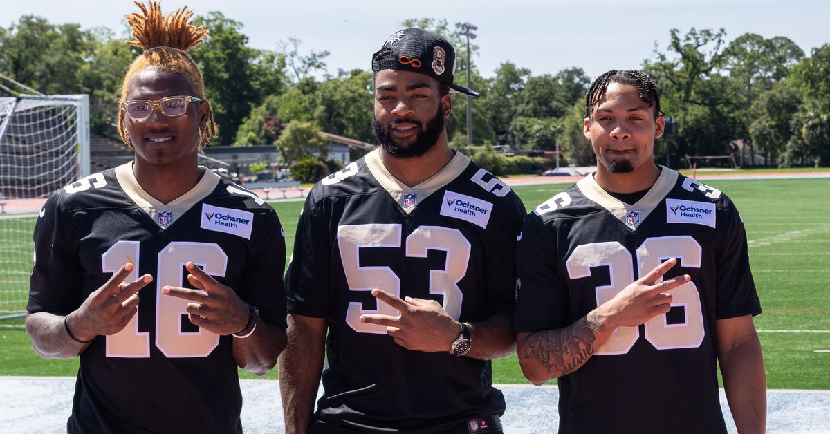 Saints and Pelicans players and staff team up for a Day of Service at Tad Gormley