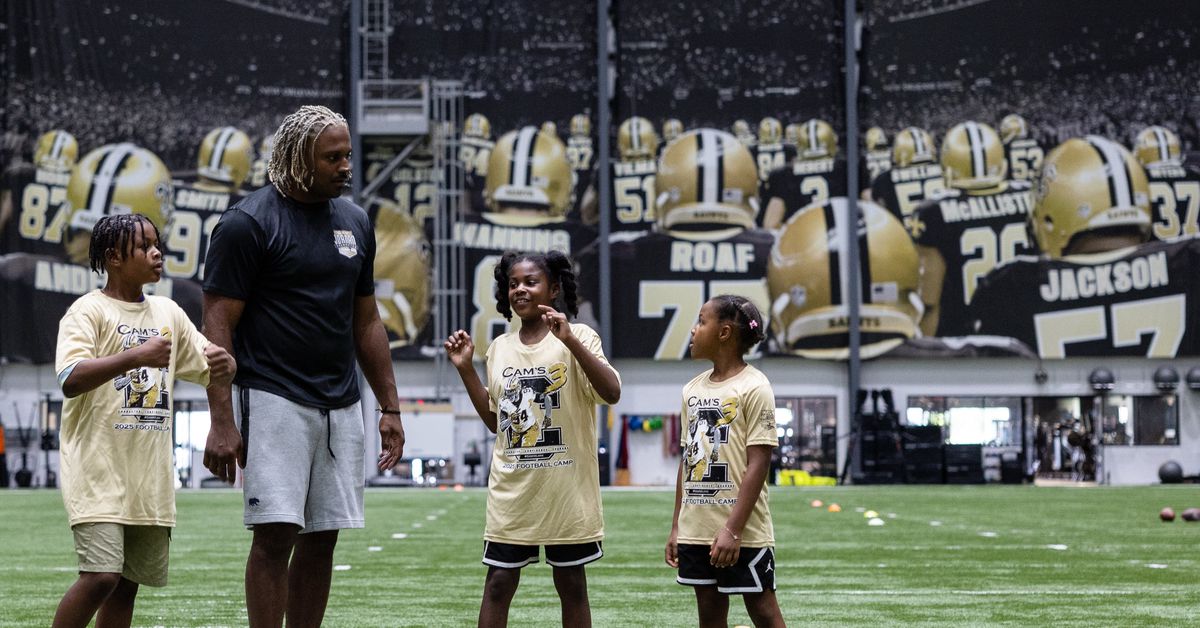 Saints DE Cam Jordan hosts 7th annual C3 Youth Football Camp