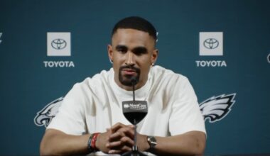 Jalen Hurts talks about building more chemistry with Jahan Dotson and others