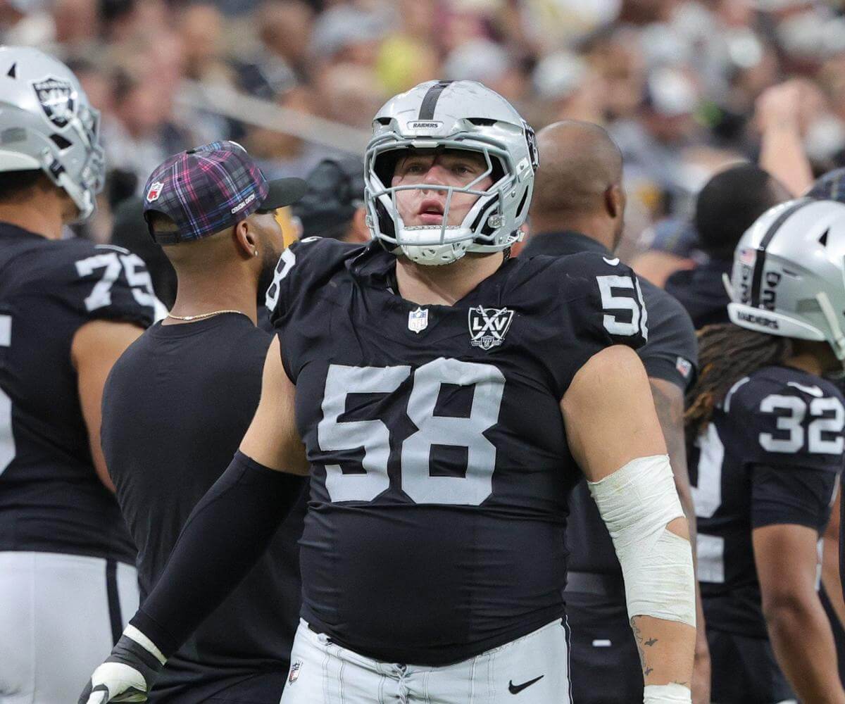 Las Vegas Raiders OL Jackson Powers-Johnson