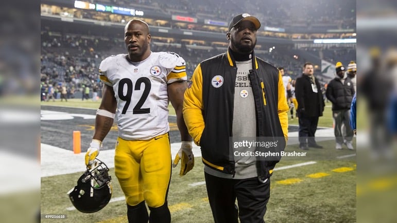 James Harrison Mike Tomlin