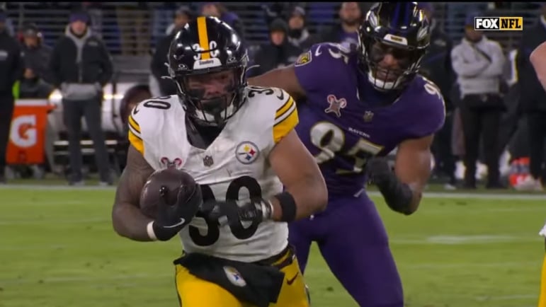 Steelers rushing offense Jaylen Warren