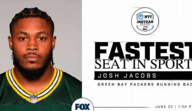 Green Bay Packers Star Running Back Josh Jacobs To Ride in Fastest Seat at Road America
